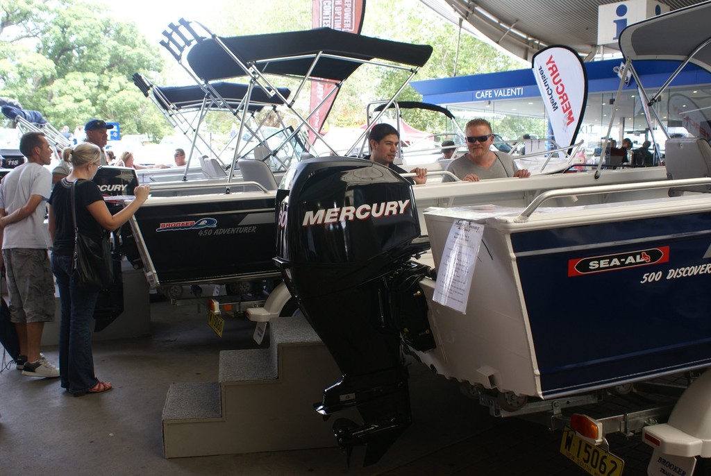 Regular Rosehill exhibitor, Andrew Short Marine experienced an excellent exhibition with strong sales reported.  © Bob Wonders
